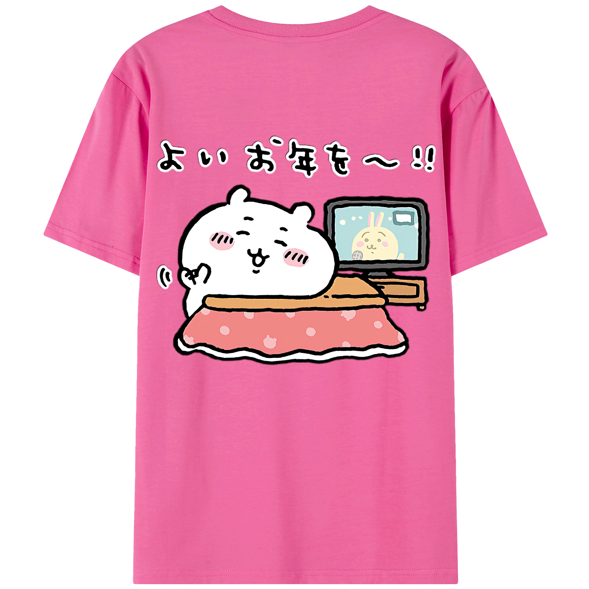 （画像用） ちいかわ ちいかわ Chii-kawa chiikawa レディース半袖Tシャツ(バックプリント)